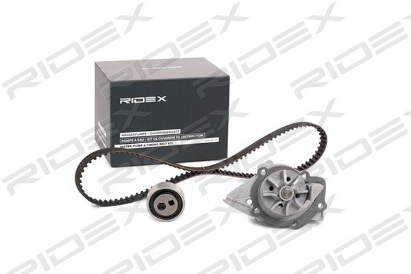 Pompa wodna + zestaw paska rozrządu RIDEX 3096W0155