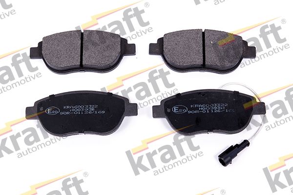Sada brzdových destiček, kotoučová brzda KRAFT AUTOMOTIVE 6003322