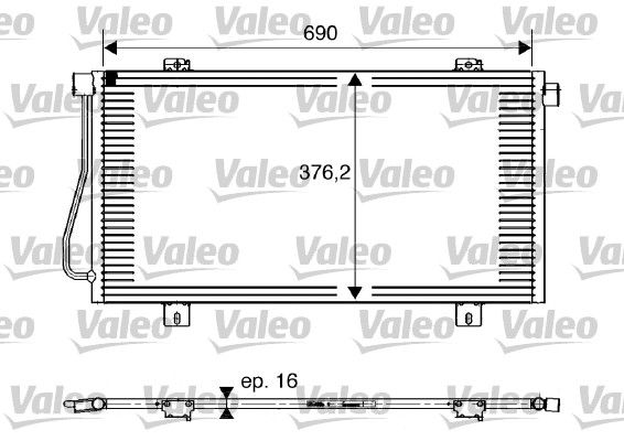 Skraplacz, klimatyzacja VALEO 817742