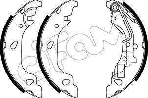 Zestaw szczęk hamulcowych CIFAM 153-080Y