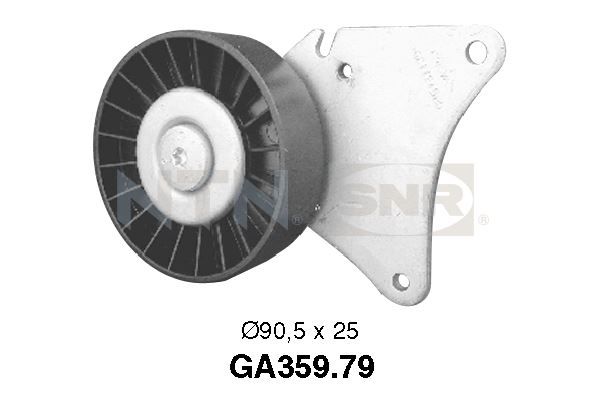 Vratná/vodiaca kladka rebrovaného klinového remeňa SNR GA359.79
