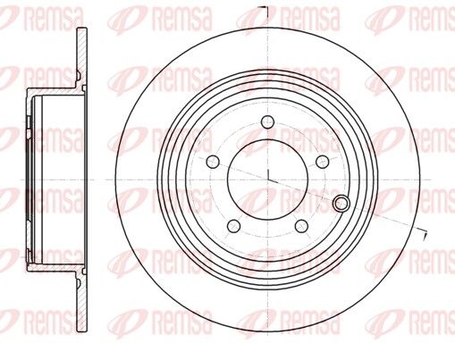 Tarcza hamulcowa REMSA 61290.00