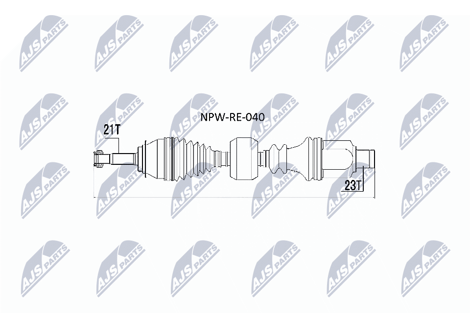 Wał napędowy NTY NPW-RE-040