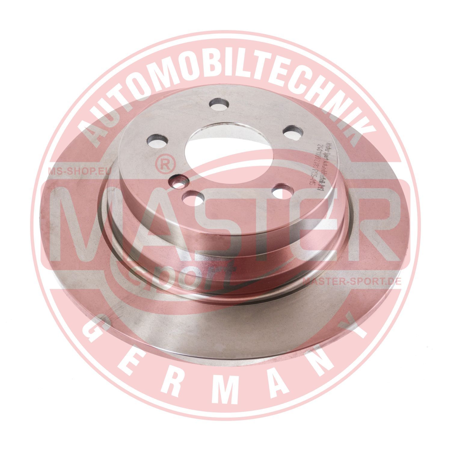 Tarcza hamulcowa MASTER-SPORT GERMANY 24011002781-PCS-MS