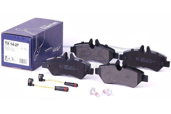 Levně Sada brzdových destiček, kotoučová brzda TOMEX Brakes 14-27