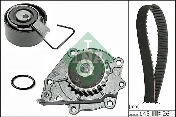 Veepump + hammasrihmakomplekt