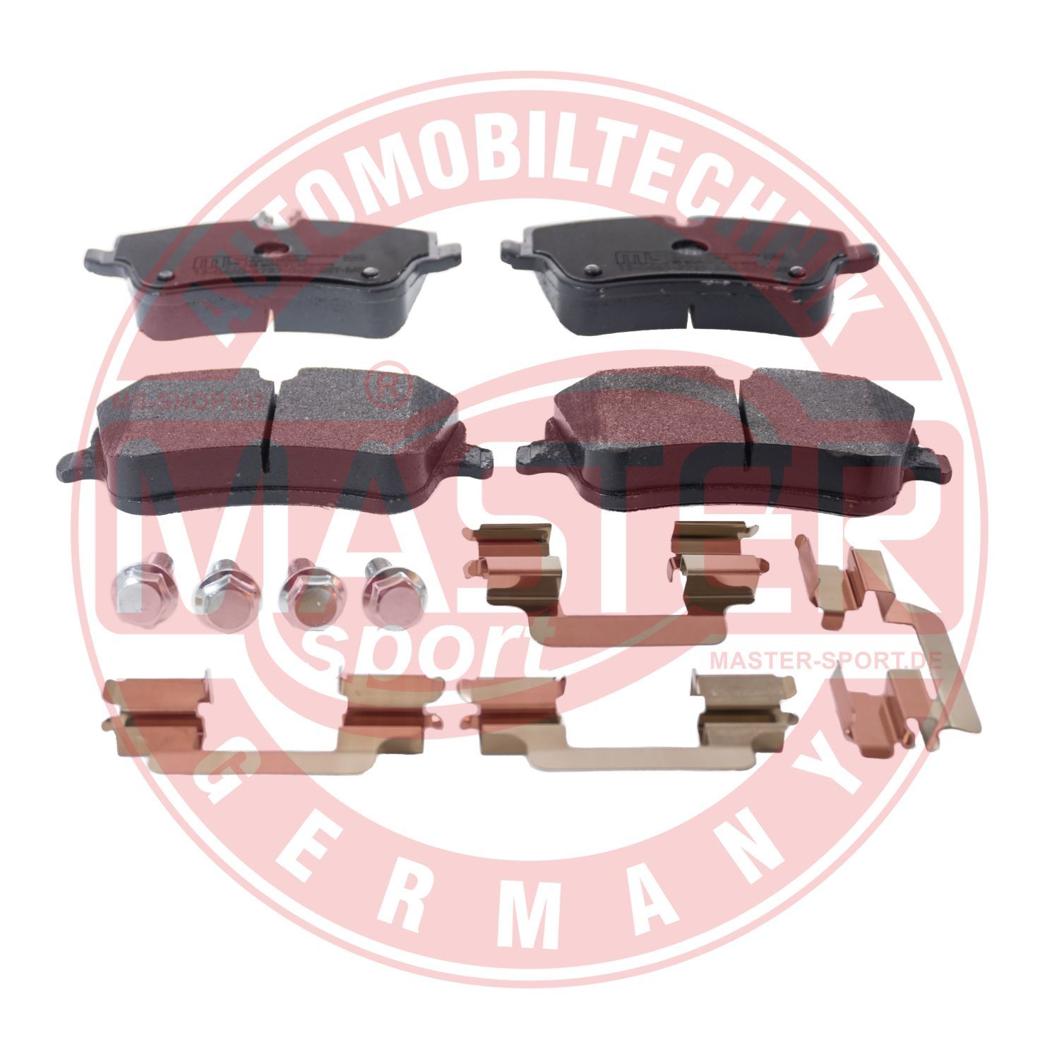 Zestaw klocków hamulcowych, hamulce tarczowe MASTER-SPORT GERMANY 13046027272N-SET-MS