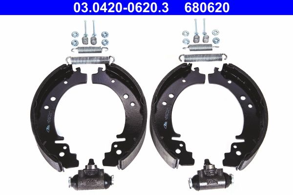 Zestaw szczęk hamulcowych ATE 03.0420-0620.3