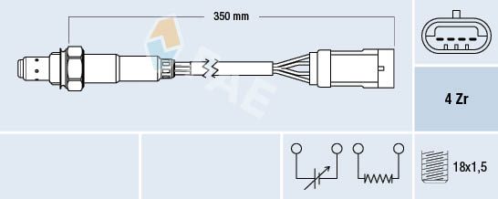 Lambda sonda FAE 77152