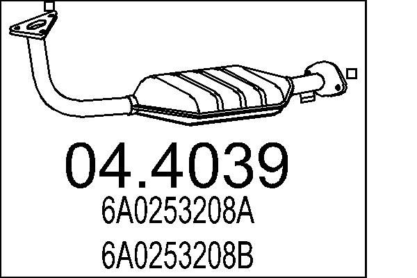 Katalizator MTS 6A0253208B