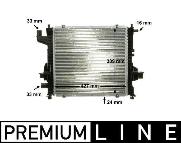Chłodnica, układ chłodzenia silnika MAHLE CR 153 000P