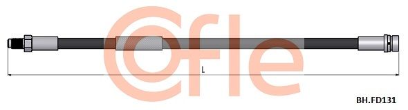 Przewód hamulcowy elastyczny COFLE 92.BH.FD131