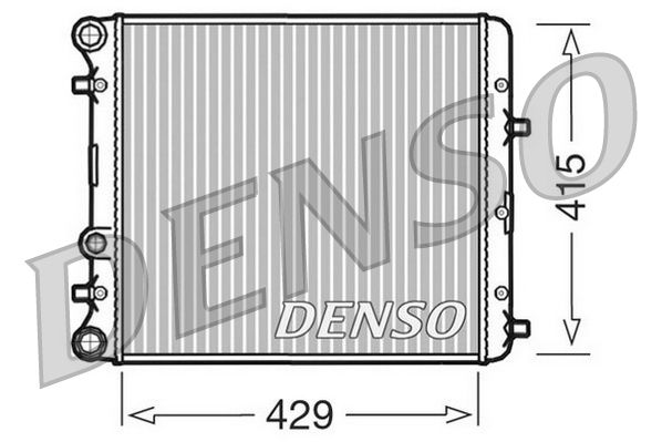 Chłodnica, układ chłodzenia silnika DENSO DRM27002