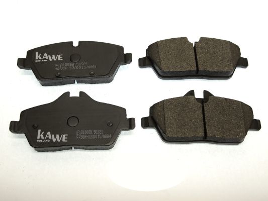 Zestaw klocków hamulcowych, hamulce tarczowe KAWE 810088