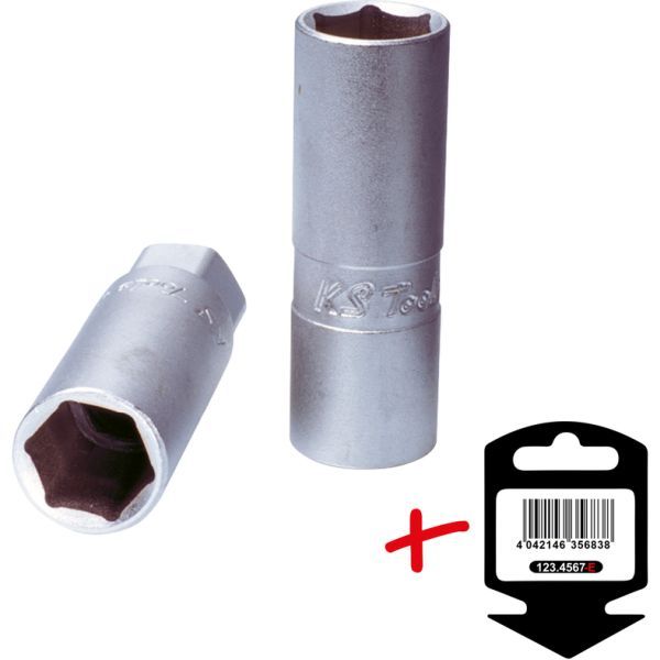 Set chei tubulare, bujie KS TOOLS 911.3804-E