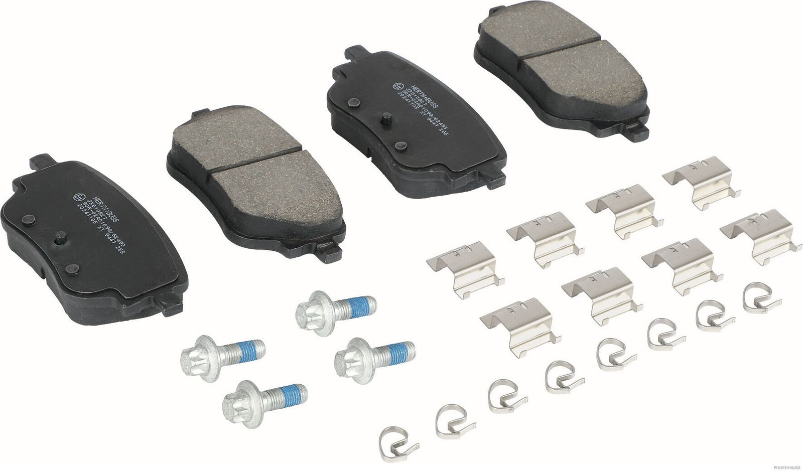 set placute frana,frana disc HERTH+BUSS JAKOPARTS J3610827