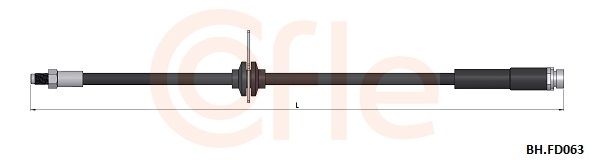 Furtun frana COFLE 92.BH.FD063