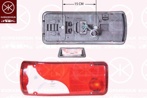 Lampa tylna zespolona KLOKKERHOLM 35470707