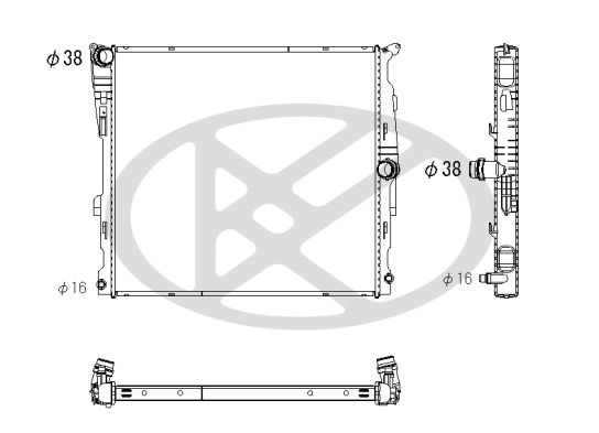 Radiator, racire motor KOYORAD PL422959