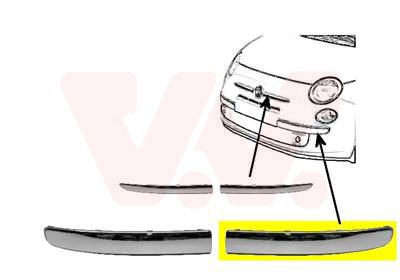 Banda de protectie, bara de protectie VAN WEZEL 1604581