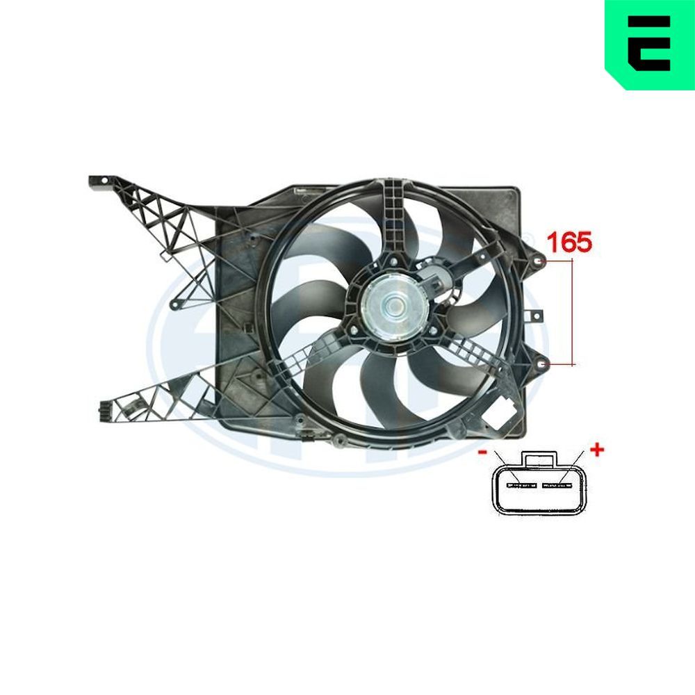 Ventilator, radiator ERA 352059
