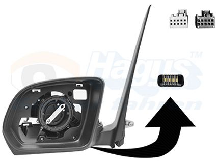 Lusterko zewnętrzne VAN WEZEL 3082829