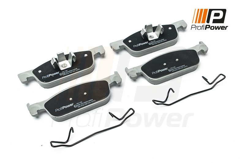 E-shop Sada brzdových platničiek kotúčovej brzdy ProfiPower 1B1192