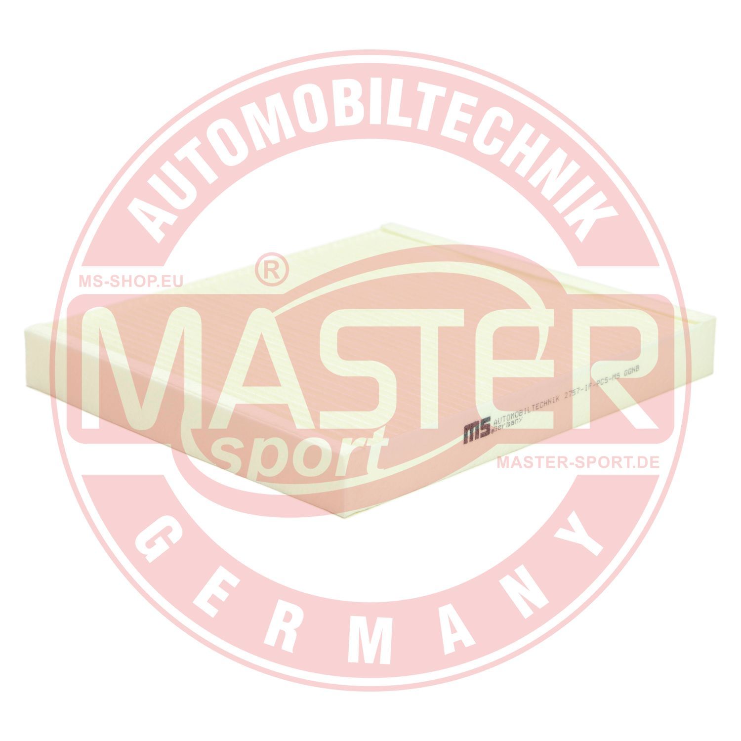 Filtr, wentylacja przestrzeni pasażerskiej MASTER-SPORT GERMANY 2757-IF-PCS-MS