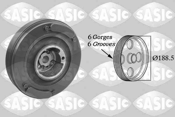 Ременный шкив, коленчатый вал
