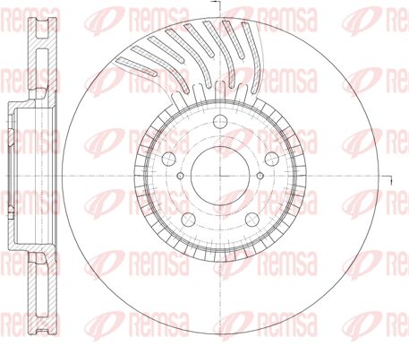Tarcza hamulcowa KAWE 61179 10