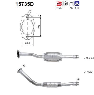 Katalizator AS 15735D