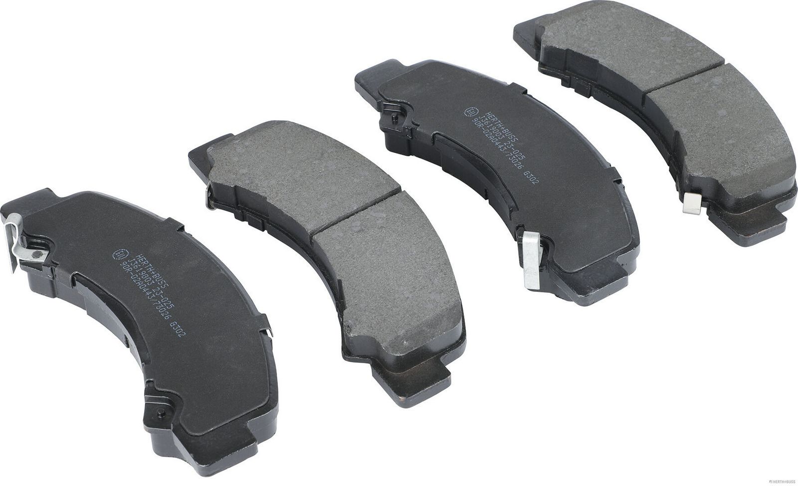 set placute frana,frana disc HERTH+BUSS JAKOPARTS J3619003