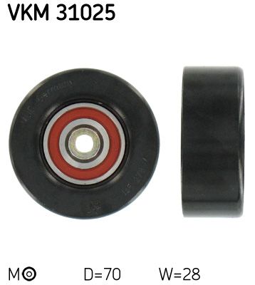 Napínacia kladka rebrovaného klinového remeňa SKF VKM 31025