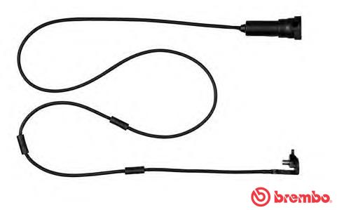 Styk ostrzegawczy, zużycie okładzin hamulcowych BREMBO A 00 300