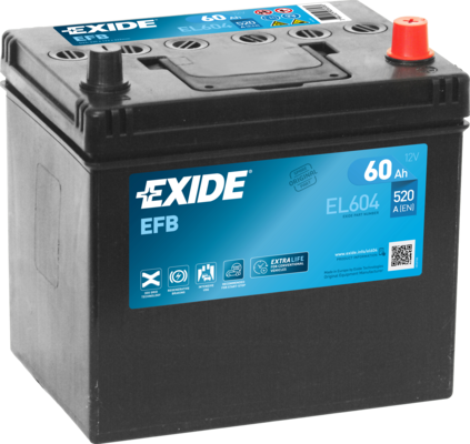Štartovacia batéria EXIDE EL604