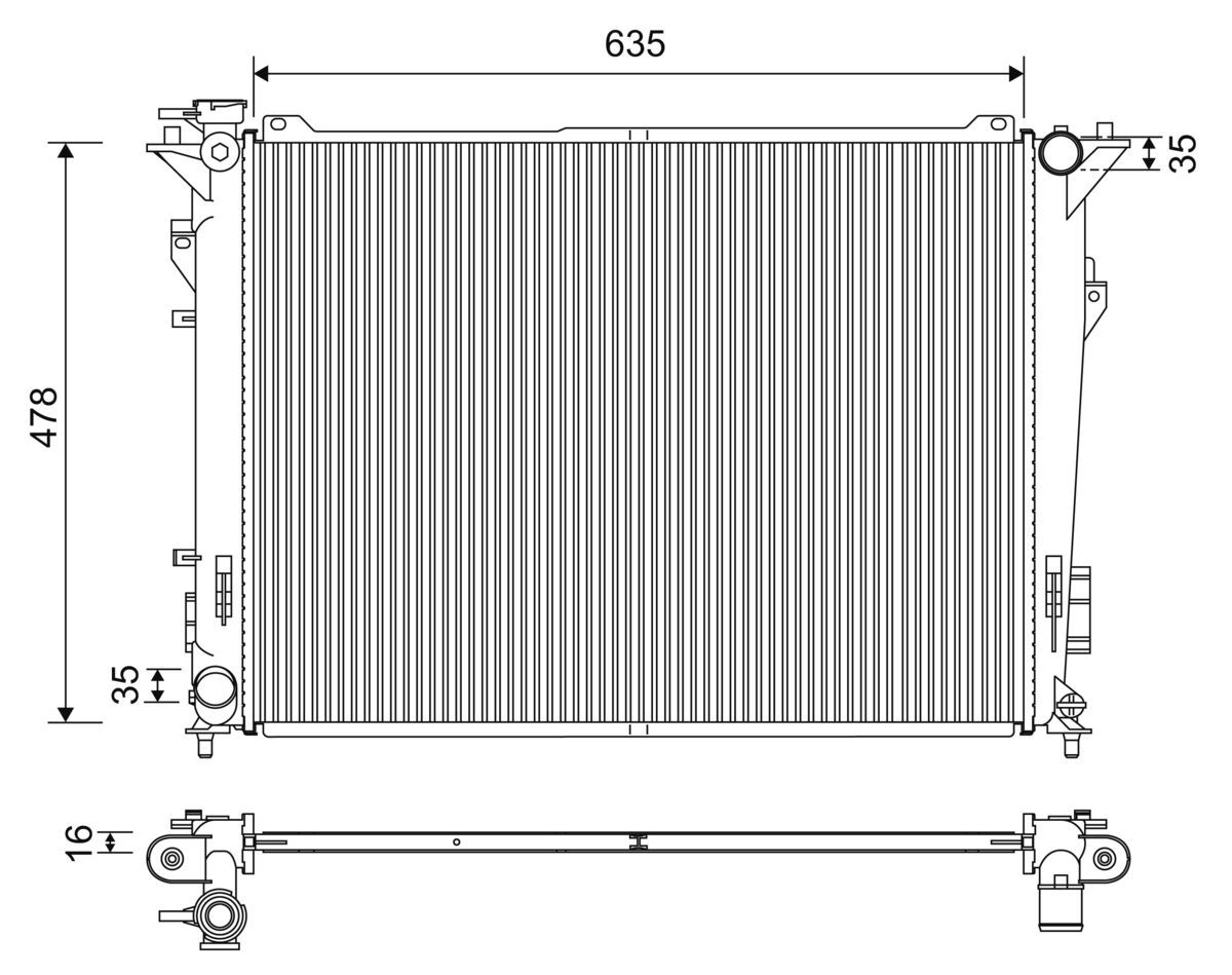 Radiators, Motora dzesēšanas sistēma