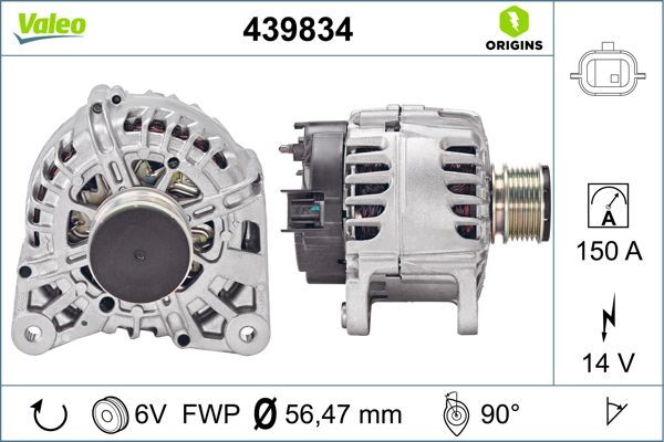 Alternator VALEO 439834