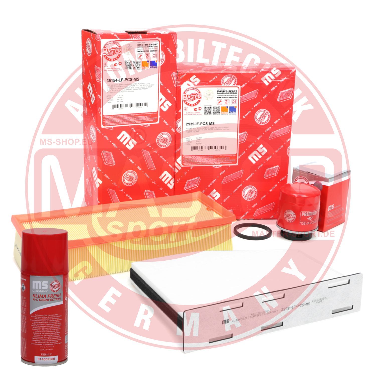 E-shop Filter - Sada MASTER-SPORT GERMANY 450002023P
