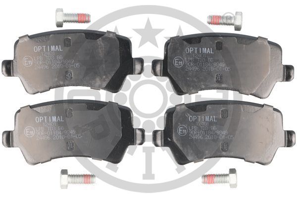 Zestaw klocków hamulcowych, hamulce tarczowe OPTIMAL BP-12401