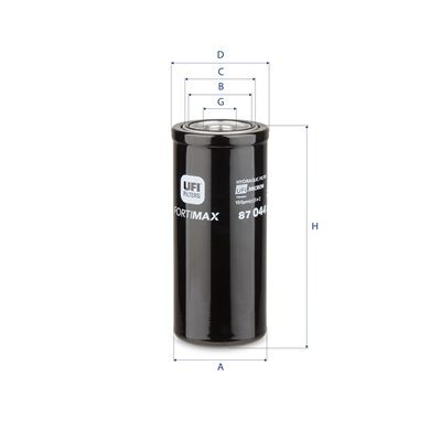 Filtru, sistem hidraulic primar UFI 87.044.00