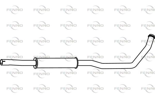 Tłumik środkowy FENNO 1425055L00H02