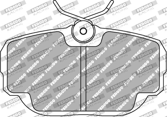 Zestaw klocków hamulcowych, hamulce tarczowe FERODO RACING FCP660H