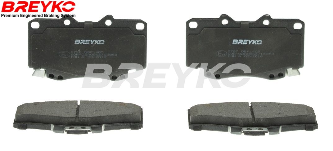 Zestaw klocków hamulcowych, hamulce tarczowe DAVID VASCO Q797