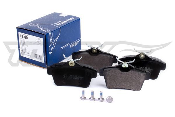 Levně Sada brzdových destiček, kotoučová brzda TOMEX Brakes 16-60