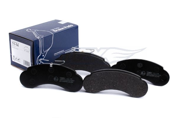 Levně Sada brzdových destiček, kotoučová brzda TOMEX Brakes 11-14