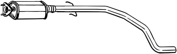 Filtr sadzy / filtr cząstek stałych, układ wydechowy BOSAL 5850174