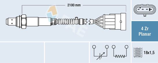 Sonda lambda FAE 77227
