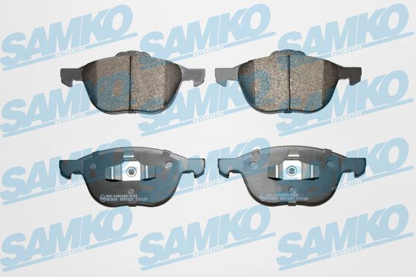 Sada brzdových destiček, kotoučová brzda SAMKO 5SP1627