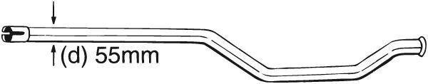 Zestaw naprawczy (rurowy), katalizator BOSAL 889-003