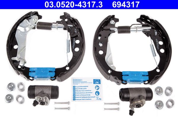 Set saboti frana ATE Original TopKit 03.0520-4317.3